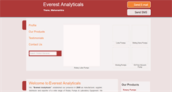 Desktop Screenshot of everestrotarypumps.com