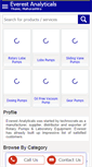 Mobile Screenshot of everestrotarypumps.com